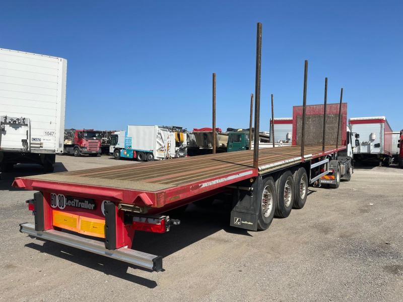 Semi-remorque Lecitrailer Plateau