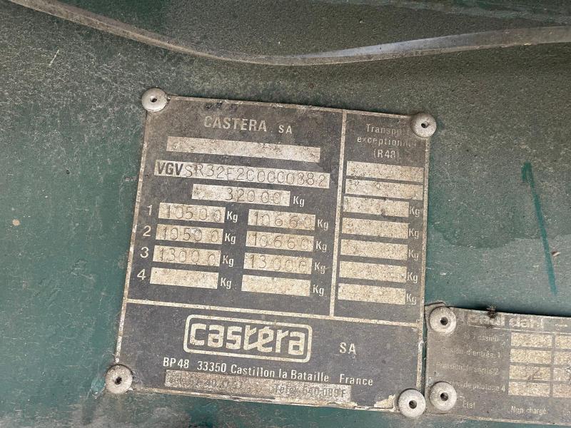 Semi-remorque Castera Porte engins