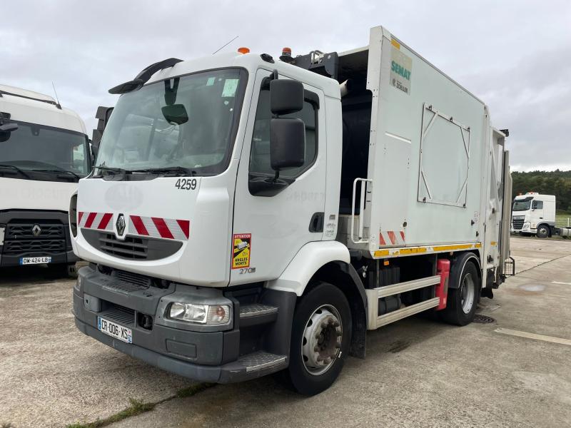 Engin de voirie Renault Midlum 270.18 DXI Camion benne à ordures ménagères