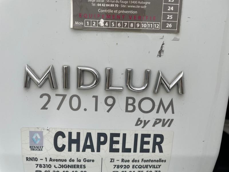 Engin de voirie Renault Midlum 270.18 DXI Camion benne à ordures ménagères