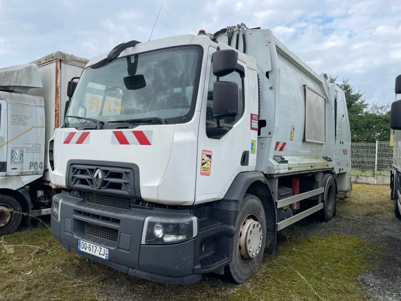 Engin de voirie Renault D-Series 19 Wide Camion benne à ordures ménagères