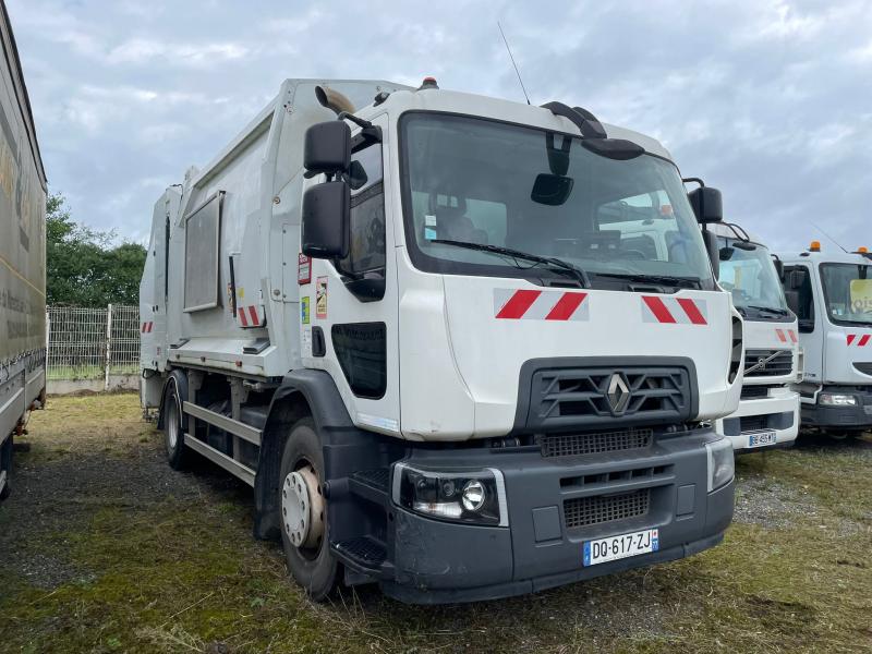 Engin de voirie Renault D-Series 19 Wide Camion benne à ordures ménagères