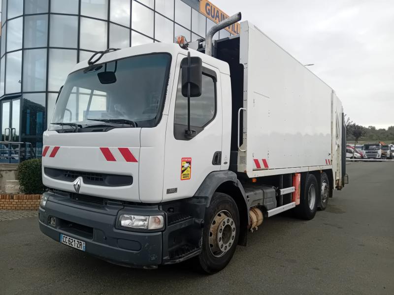 Engin de voirie Renault Premium 320.19 DCI Camion benne à ordures ménagères