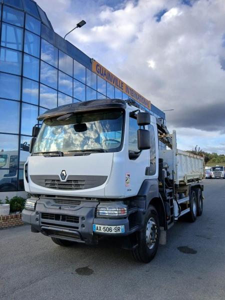 Camion Renault Kerax 380 DXI Benne Bi-benne