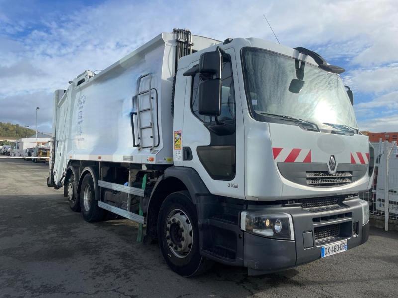 Engin de voirie Renault Premium 310.19 DXI Camion benne à ordures ménagères