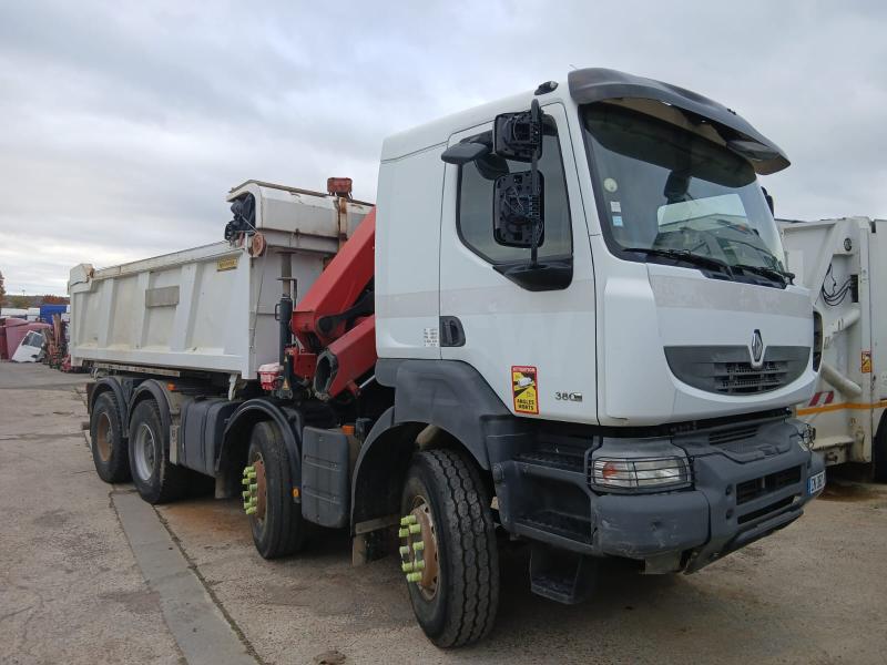 Camion Renault Kerax 380 DXI Benne Bi-benne