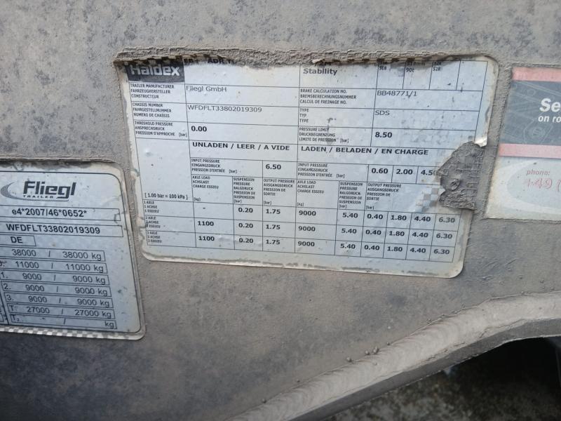 Semi-remorque Fliegl Porte containers