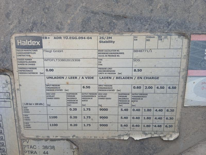 Semi-remorque Fliegl Porte containers