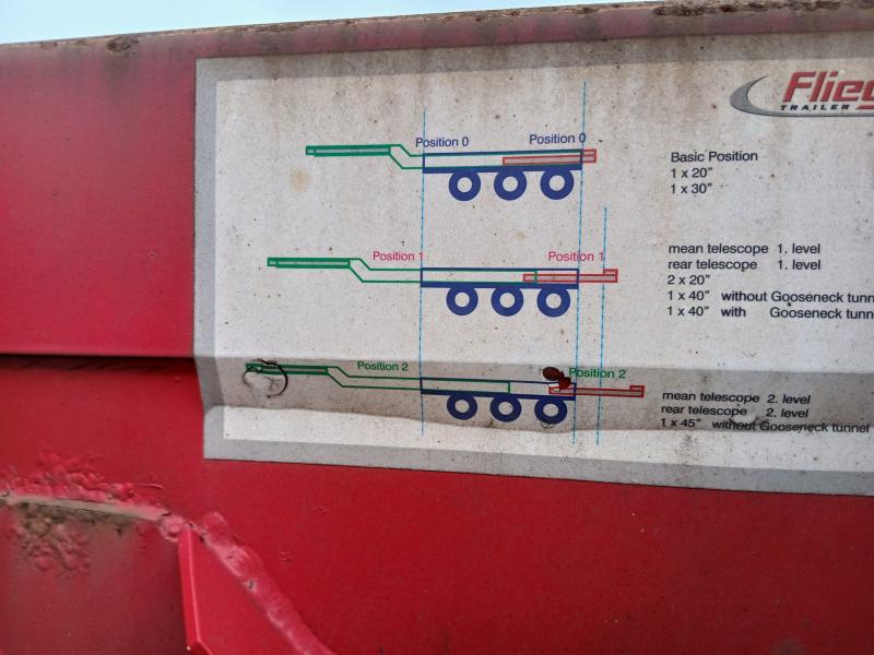Semi-remorque Fliegl Porte containers