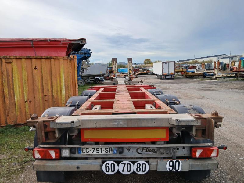 Semi-remorque Fliegl Porte containers