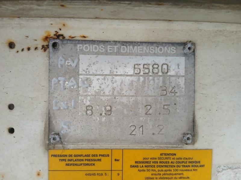 Semi-remorque Fruehauf Benne Benne TP