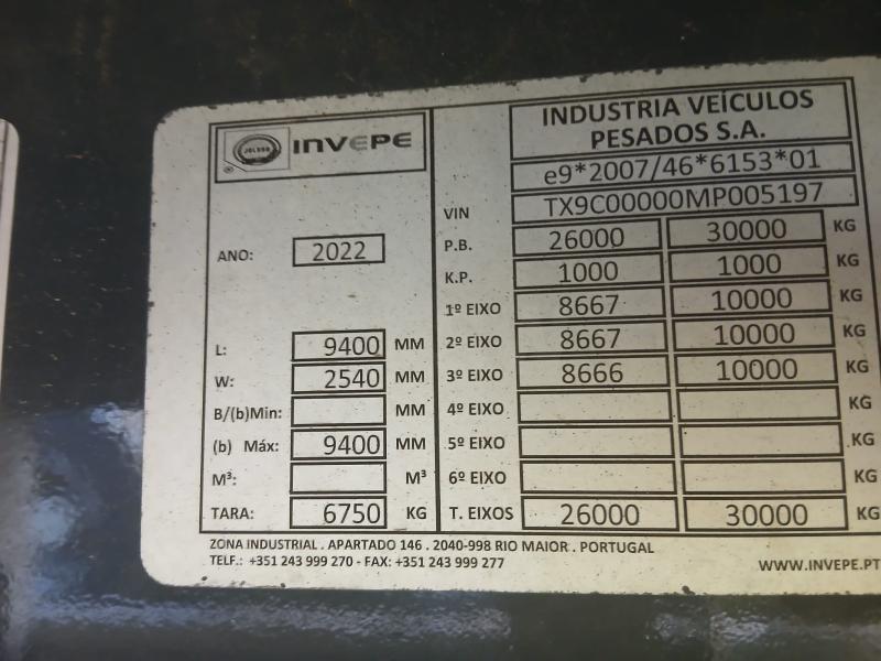 Remorque Invepe Porte engins