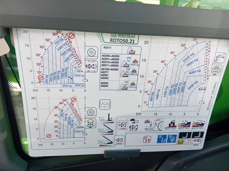 Chariot télescopique Merlo Roto 50.21S Chariot télescopique rotatif