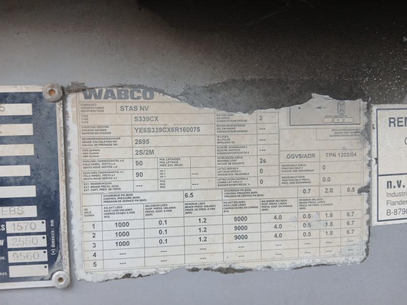 Semi-remorque Stas Benne Benne TP