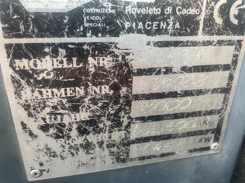 Chariot élévateur gros tonnage Ferrari F269.5 Chariot porte containers