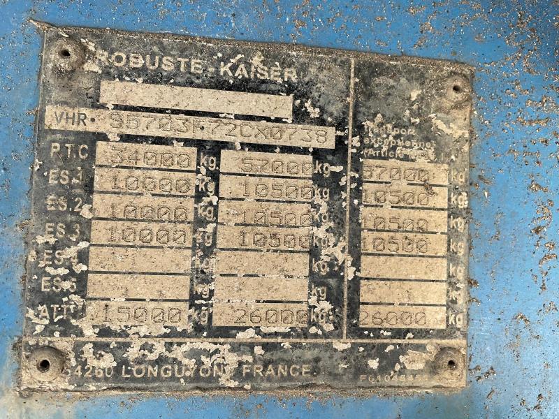 Semi-remorque Kaiser Porte engins