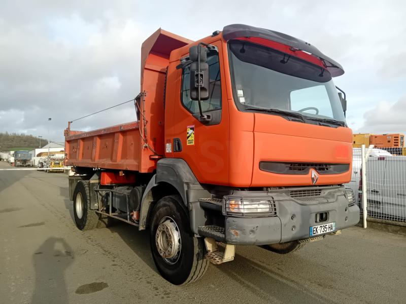 Camion Renault Kerax Benne Bi-benne