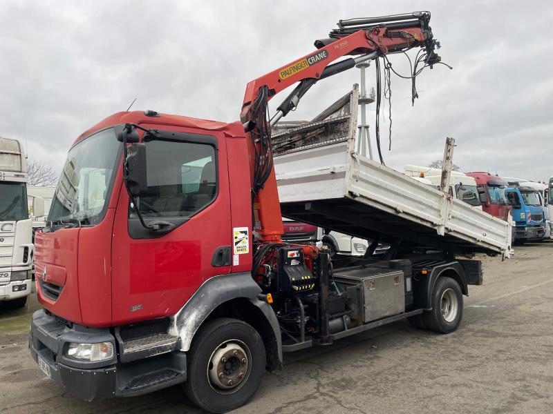 Camion Renault Midliner 180 Benne Benne arrière