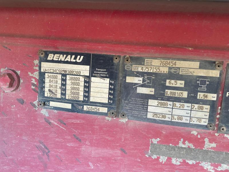 Semi-remorque Benalu Benne Benne TP