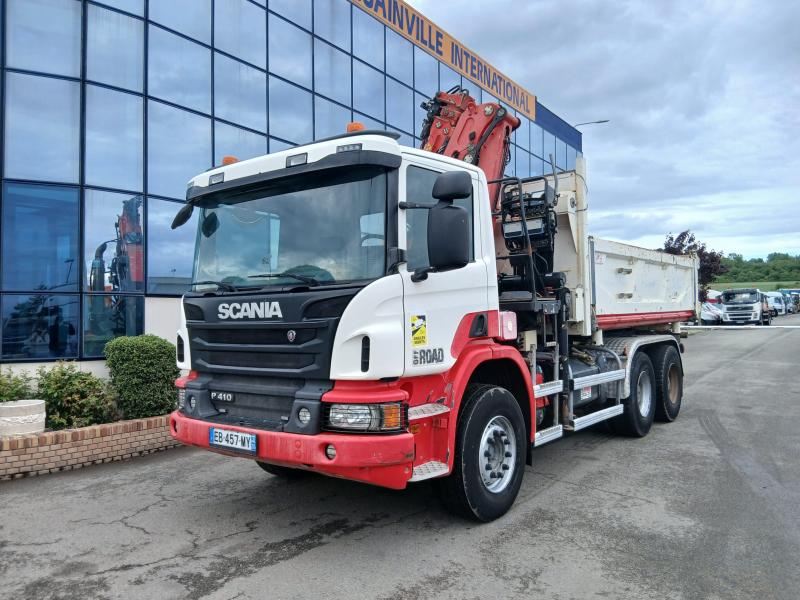 Camion Scania P 410 Benne Bi-benne