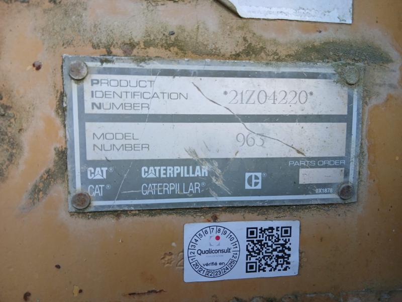 Chargeuse Caterpillar 963 Chargeuse sur chenilles