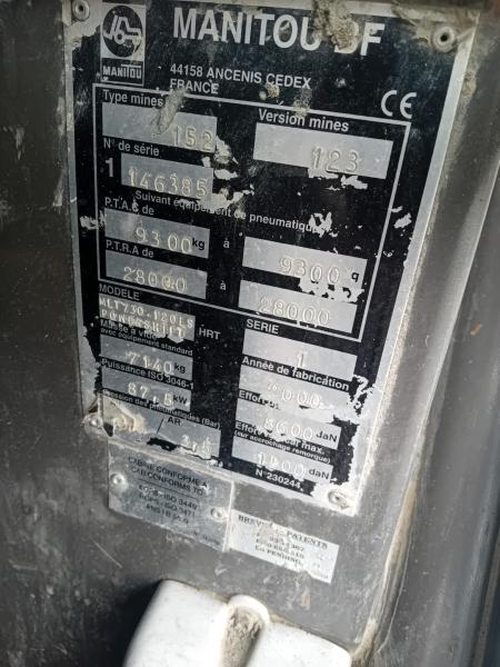 Chariot à mât rétractable Manitou MLT 730