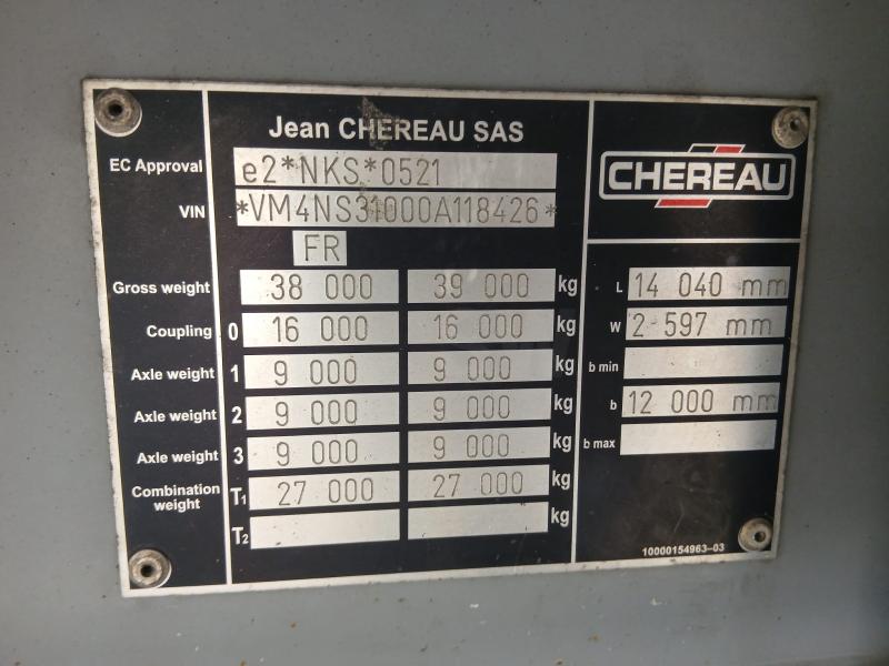 Semi-remorque Chereau Frigo Mono température