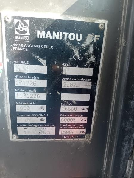 Chariot élévateur Manitou MC40 Chariot diesel
