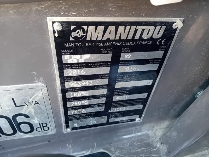 Chariot télescopique Manitou MT 1440 Chariot télescopique fixe