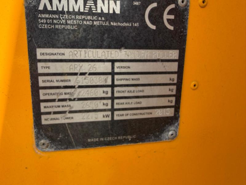 Compacteur Ammann ARX 26 Compacteur à main Rouleau vibrant
