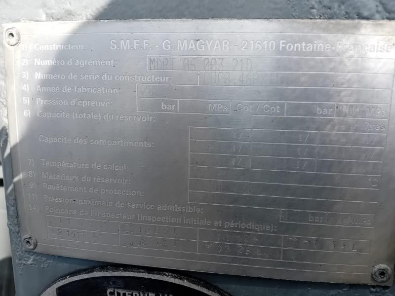 Semi-remorque Magyar Citerne Hydrocarbures