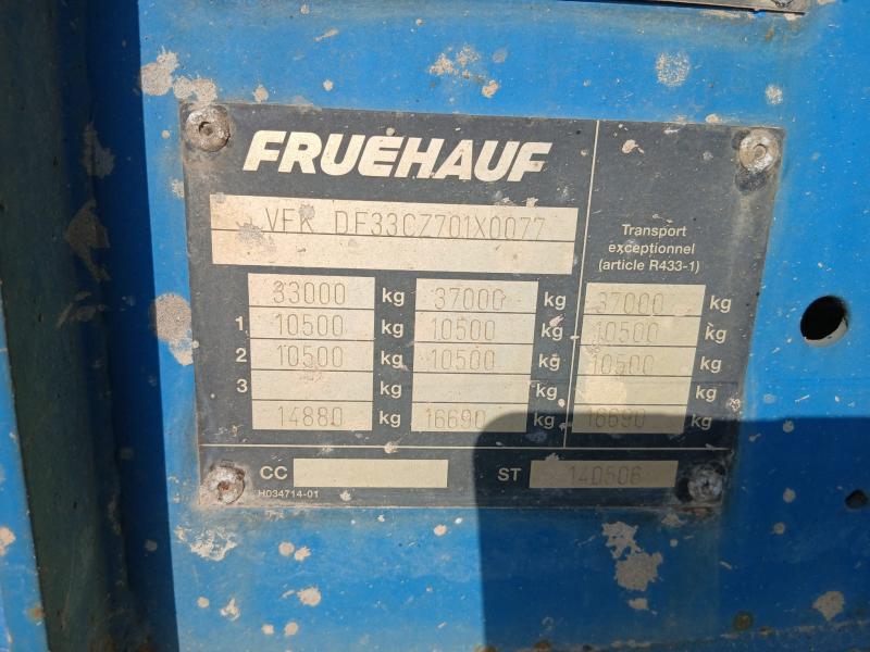 Semi-remorque Fruehauf Benne Benne TP
