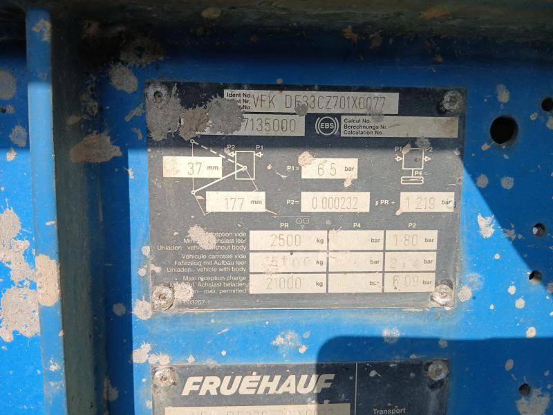 Semi-remorque Fruehauf Benne Benne TP