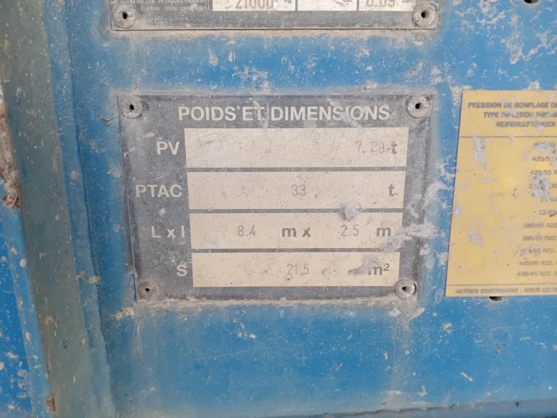 Semi-remorque Fruehauf Benne Benne TP