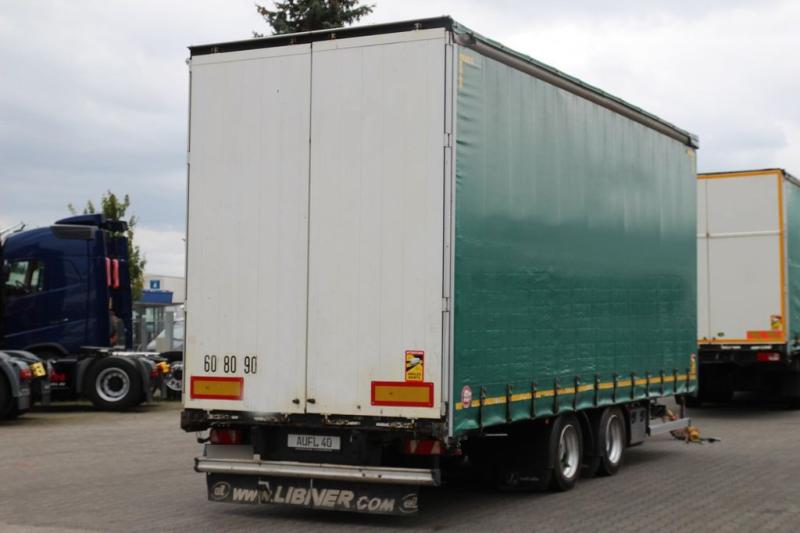 Anhänger Lecitrailer 2-Achsen Mega Jumbo Tandem Edscha SAF Achsen