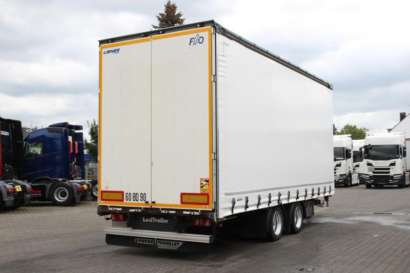 Aanhanger Lecitrailer 2-Achsen Mega Jumbo Tandem Edscha SAF Achsen