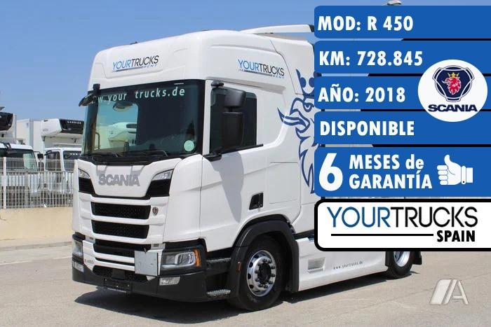 Cabeza tractora Scania R 450