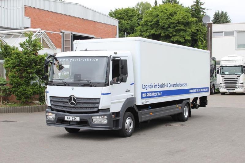 Mercedes Atego 1221 E6 Koffer Flach! /Schalter /LBW /ACC