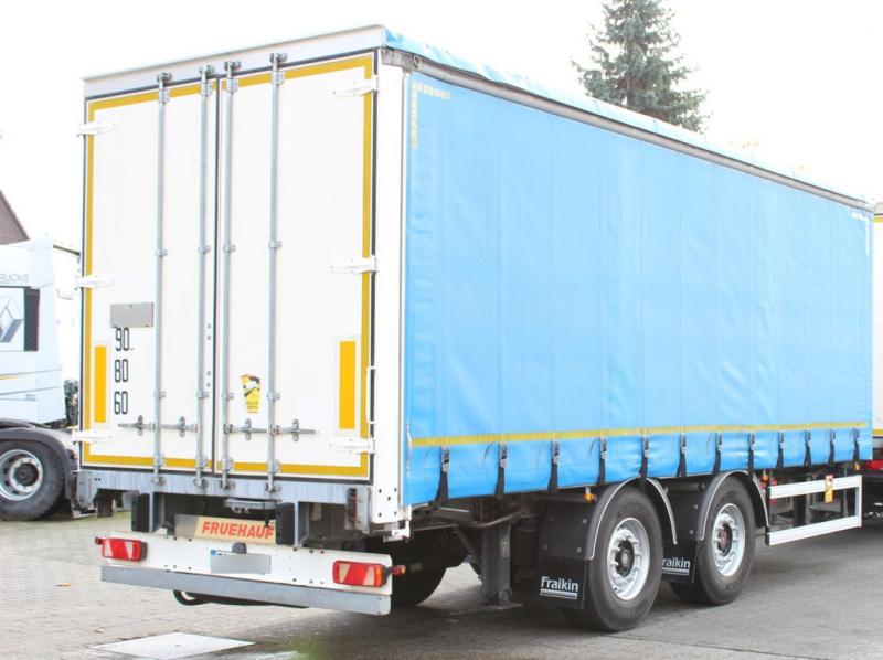 Trailer Fruehauf   Fruehauf 2-Achser SAF Edscha Alu Bordwände