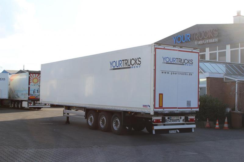 Semi-remorque Schmitz Cargobull Koffer 2,7h  Doppelstock  Liftachse  Miete-Rent