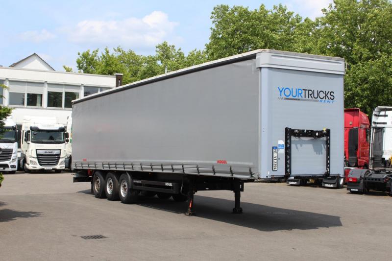 Semi-remorque Kögel   Standard Plane Liftachse Edscha Miete-Rent