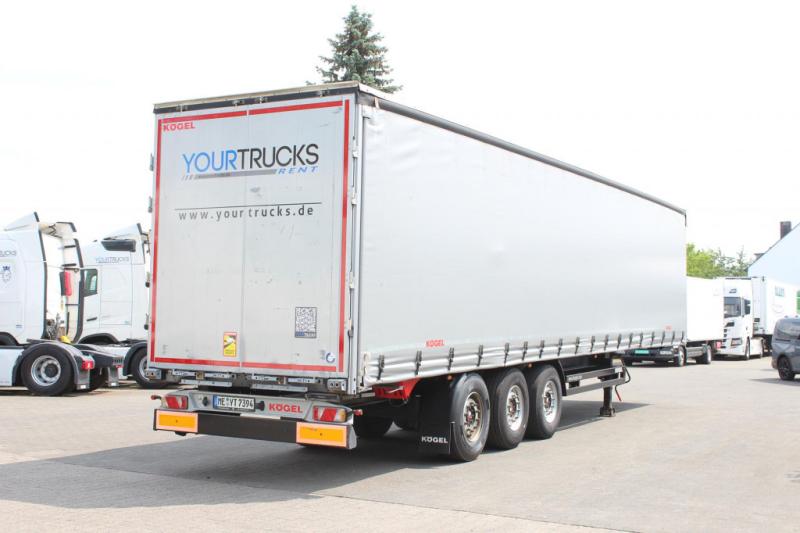 Semi-remorque Kögel   Standard Plane Liftachse Edscha Miete-Rent