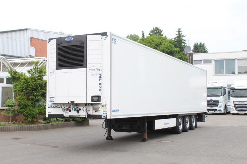 Semi-remorque Krone   CV 1950 MT Bi-Temp Doppelstock Blumen Aluboden