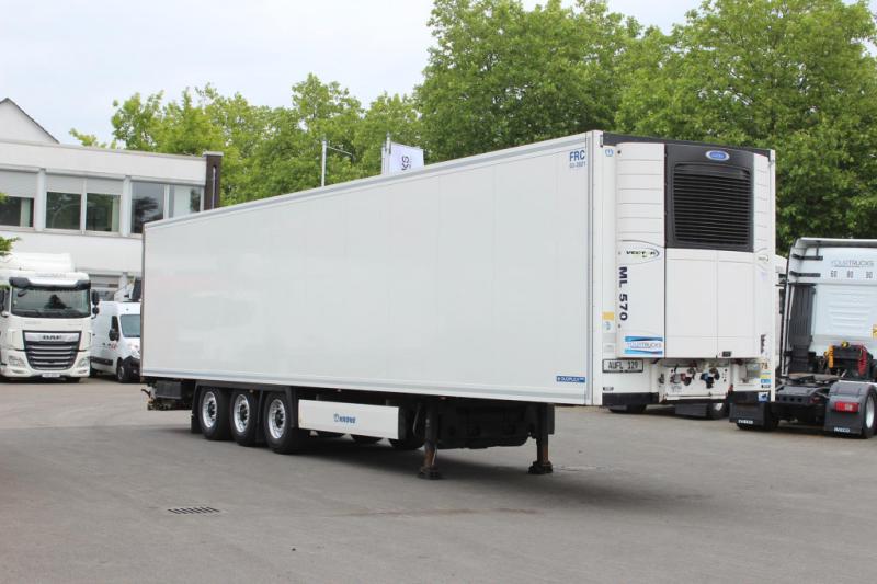 Semi-remorque Krone   CV 1950 MT Bi-Temp Doppelstock Blumen Aluboden