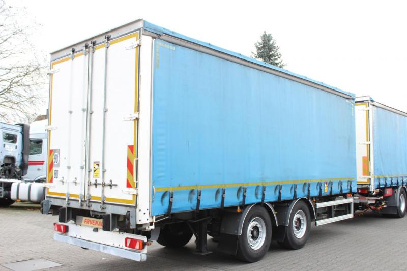 Remorque Fruehauf   Fruehauf 2-Achser SAF Edscha Alu Bordwände