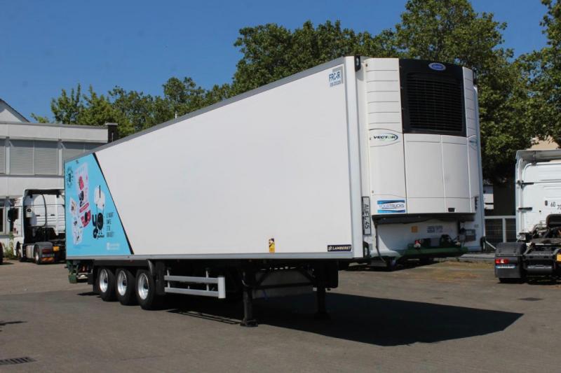 Semi-remorque Lamberet   CV 1550   Aluboden   Trennwand  LBW   FRC28