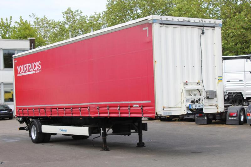 Semi-remorque Krone   Plane Edscha Liftachse  LBW NUR Miete-Rent
