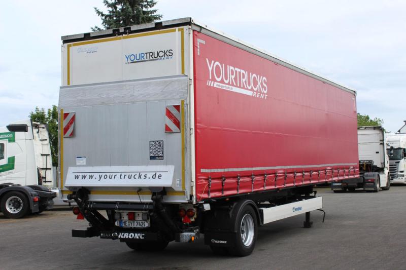 Semi-remorque Krone   Plane Edscha Liftachse  LBW NUR Miete-Rent