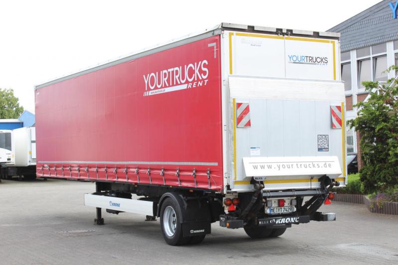 Semi-remorque Krone   Plane Edscha Liftachse  LBW NUR Miete-Rent