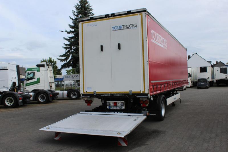 Semi-remorque Krone   Plane Edscha Liftachse  LBW NUR Miete-Rent